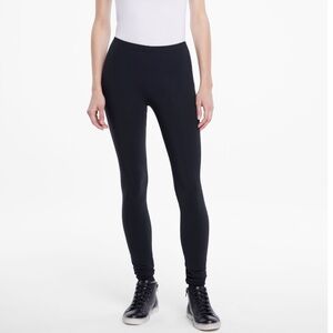 Sarah Pacini Black High-Waist Leggings
